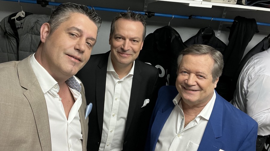 Stéphane GUERINET & Roberto MILESI Enregistrement TV WEO avec Jean Yves SERVE